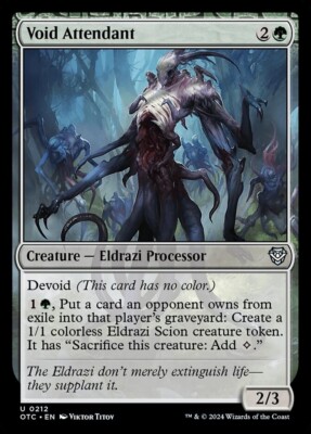 *MtG: 4x Void Attendant - Commander: Outlaws of Thunder Junction Uncommon*