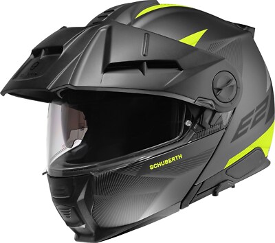 Schuberth E2 Defender Yellow Adventure Motorrad Klapphelm Gr. 65 (XXXL) Gelb