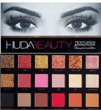 Huda Beauty Eye Shadows Palette Rose Gold Edition Textured Nude 18 Colour Makeup