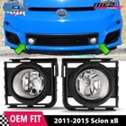 2011-2015 Clear Bumper For Scion xB Fog Lights w/ Bracket +Switch Kit Lamps Pair