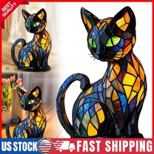 Cat Lamp Vintage Cat Dyed Resin Lamp Lovers Of Animal Lamp Vintage Lamp New