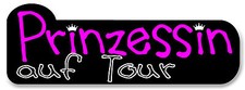 Aufkleber Prinzessin auf on Tour für Auto Kinderwagen etc. pink Mädchen Krone