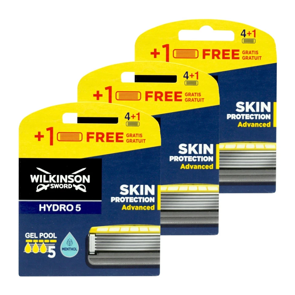 15x Wilkinson Sword Hydro 5 SKIN PROTECTION Advanced Rasierklingen - NEU - OVP -