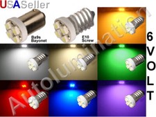 Bicycle Dynamo Replacement Light Bulb Led Vintage Cycle Bike Lamp Moped 6 Volt