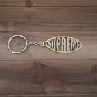 Porte clés Supreme forme planche de surf ton or et argent Street Wear Los Angeles
