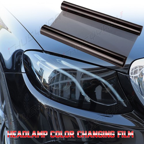Pellicola fari anteriori auto vinile nero chiaro 30x200 cm per Nissan Qashqai J10 - Foto 2 di 11