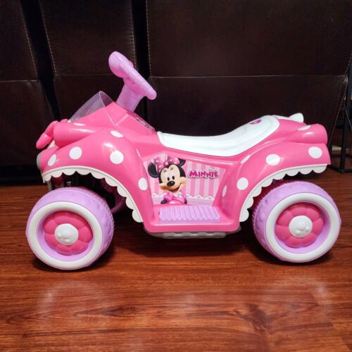 Kid Trax Disney Minnie Mouse 6V quad Ride On pour tout-petits 18 mois et plus - D'OCCASION - Photo 1 sur 9