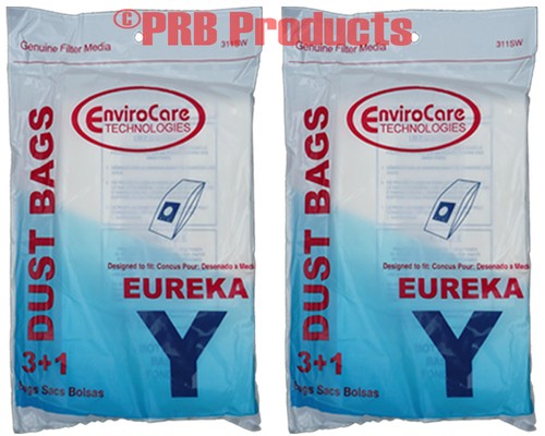 Eureka Electrolux Type Y 58183 Upright Vacuum Allergy Bags + 1 Filter Ultra Care - Picture 3 of 11