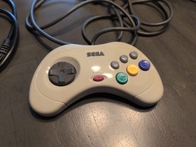 Sega Saturn HST-0014 Japanese Console Bundle 5 Games 1 controller