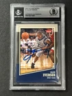 Allen Iverson HOF Signed 2013-14 Fleer Retro #1 BGS BAS Beckett AUTO