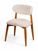 Stuhl Stil Modern Farbe Beige Braun Weich Bequem Vielseitig Esszimmer