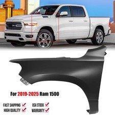 Fender Assembly For 2019-2025 Ram 1500 Front Driver Side Direct Replacement