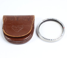 ROLLEI BAY lll H-1 UV HAZE FILTER W CASE FOR 2.8 AND TELE-ROLLEI TLR CAMERAS