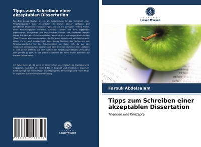 Farouk Abdelsalam | Tipps zum Schreiben einer akzeptablen Dissertation | Buch