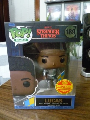 Lucas #189 Netflix Stranger Things Digital 3000 pieces Funko Pop with Protector