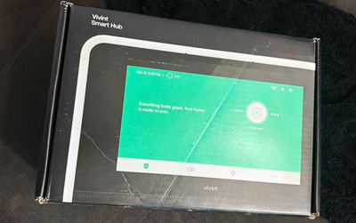 Vivint Smart Hub Touchscreen Smart Home Hub Controller Panel - Black/White
