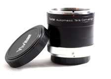 CANON FD MOUNT VIVITAR 3X-4 AUTO TELE CONVERTER CAMERA LENS FOR F-1 A-1 MINT 