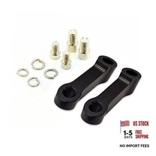 Motorcycle Bike Mirror Mount Risers Extenders Adapter 10mm 8mm Black, M10/M8