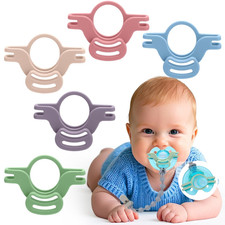 5 Pack Silicone Pacifier Clip Adapter Rings for Philips Avent Soothie 2025 New