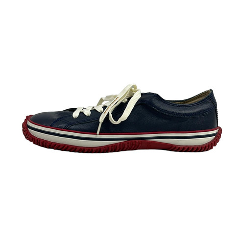SPINGLE MOVE Navy Leather Women's Sneakers