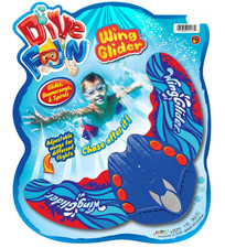 Dive Fun Wing Glider - World's Only Underwater Boomerang Pool Toy  10z
