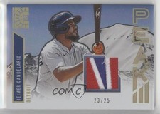 2022 Panini Capstone Peak Materials Holo Gold 23/25 Jeimer Candelario #PM-JC p0i