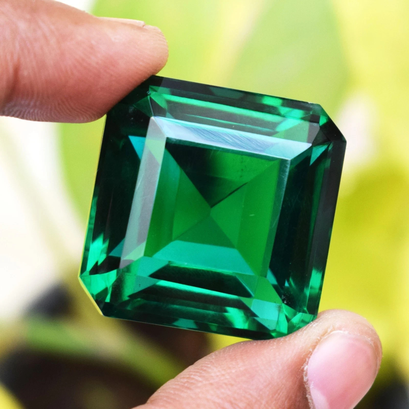 Huge 136 Ct Muzo Green Emerald Octagon Cut Flawless Certified Loose Gemstone