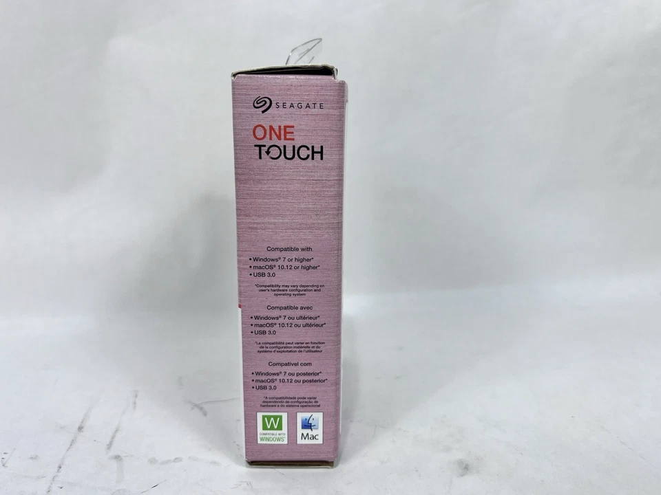 Seagate One Touch 2TB, External, 5400 RPM, 2.5 inch Hard Drive SRD0VN2 Pink New - Image 4 of 4