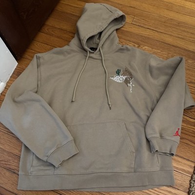 Travis Scott Cactus Jack x Nike Air Jordan Hoodie Men's L Khaki
