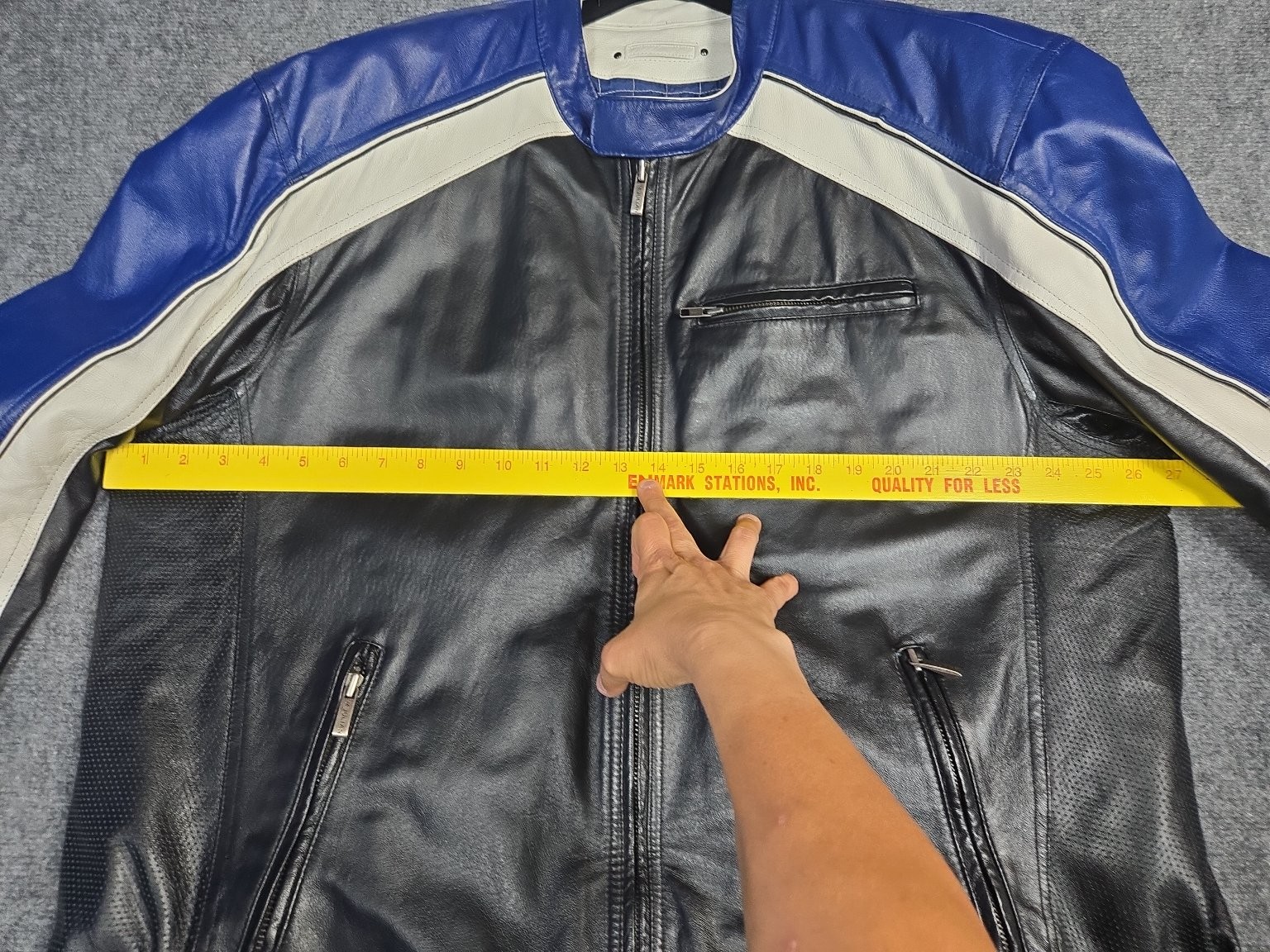 Wilsons Leather M. Julian Men's XXL Blue Black White … - Gem