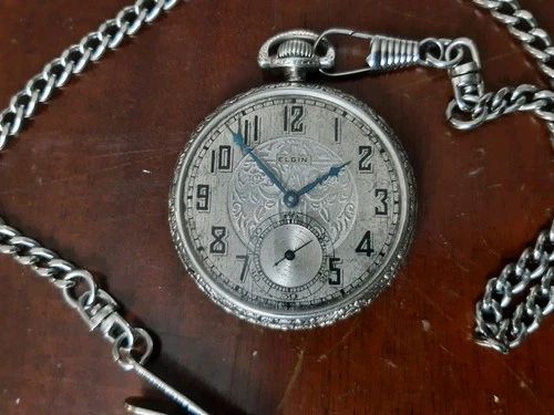 Antique Elgin Pocket Watch, Model 3, 15 Jewels Runs Works Great