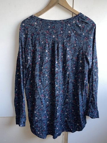 Fat face size 12 beautiful Blue Patterned floral blouse - Picture 10 of 11