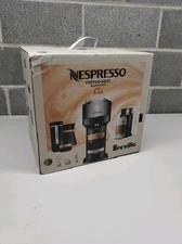 Nespresso Vertuo Next Deluxe Coffee Espresso Maker Bundle Dark CHROME