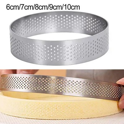 Crafted with Care Edelstahl Kuchen Tarte Ring für einwandfreie Gebäck Ergebnis