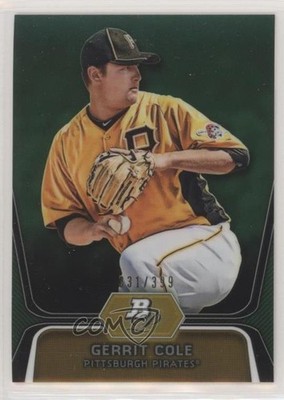 2012 Bowman Platinum Prospects Green Refractor 331/399 Gerrit Cole #BPP69 1kk