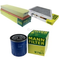 MANN-FILTER Inspektionspaket Filtersatz FüR Peugeot 206 SchräGheck 1.4I