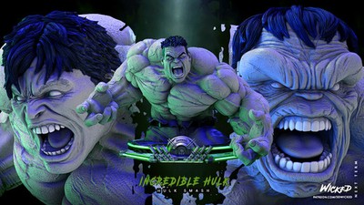 3D gedruckt 16K WICKED - Hulk Büste Version 2 Fan Made Maßstab 1:4