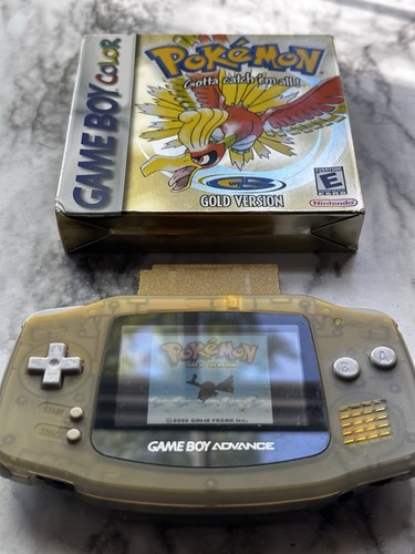 Pokemon Gold Version Gameboy Color - Authentic - Complete In Box CIB