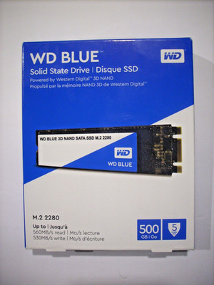 NEW / SEALED WD Blue SSD SATA III M.2 2280 500GB WDS500G2B0B SATA/600
