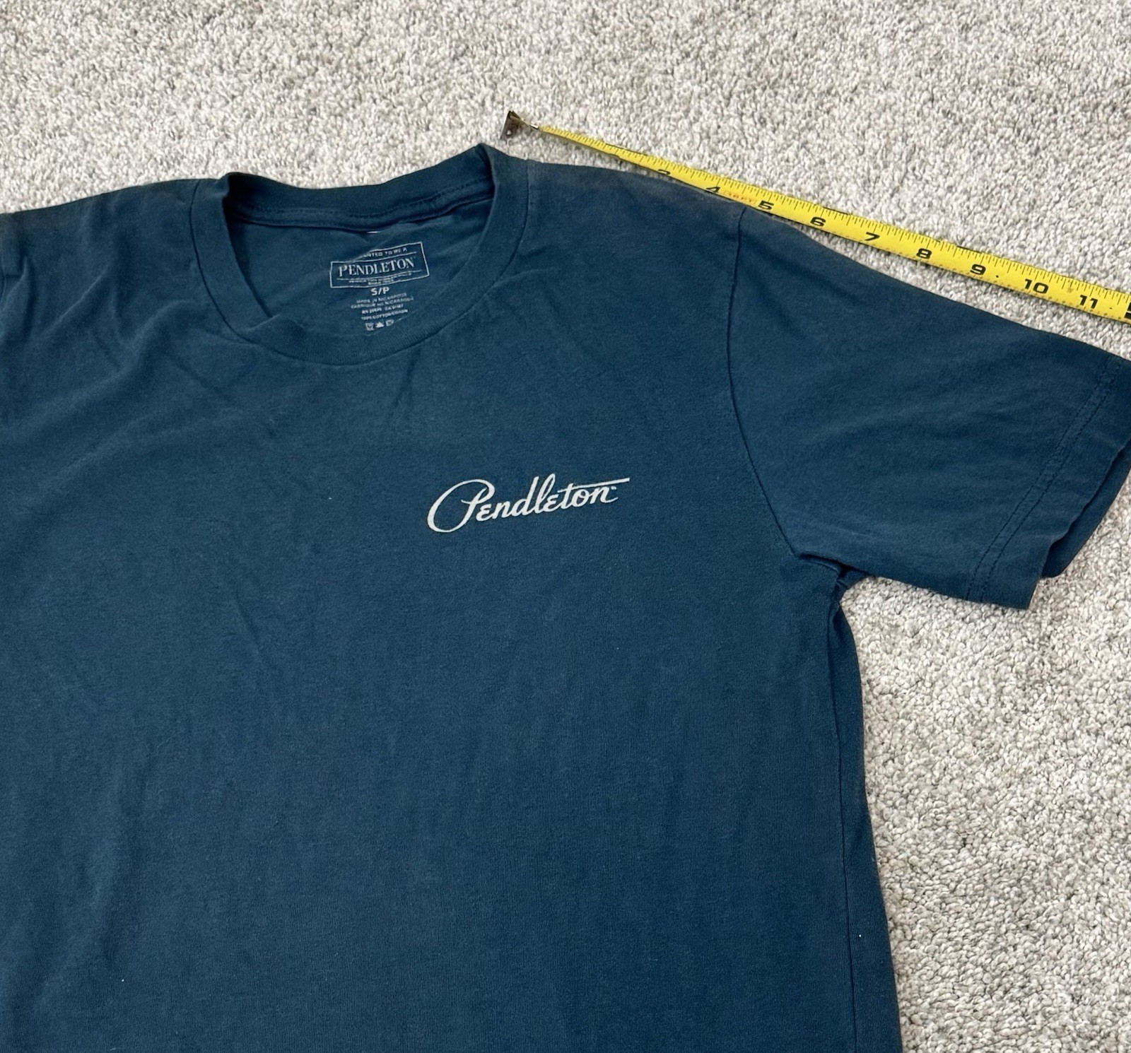 Pendleton Harding Pattern T-Shirt 100% Cotton Gra… - image 8