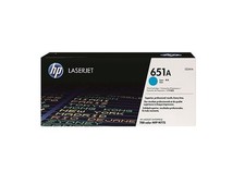 HP 651A/CE341A Cyan Toner Cartridge