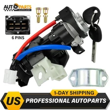 Ignition Lock Cylinder Switch & Cylinder Housing w/ Keys For 2014-2019 Kia Soul