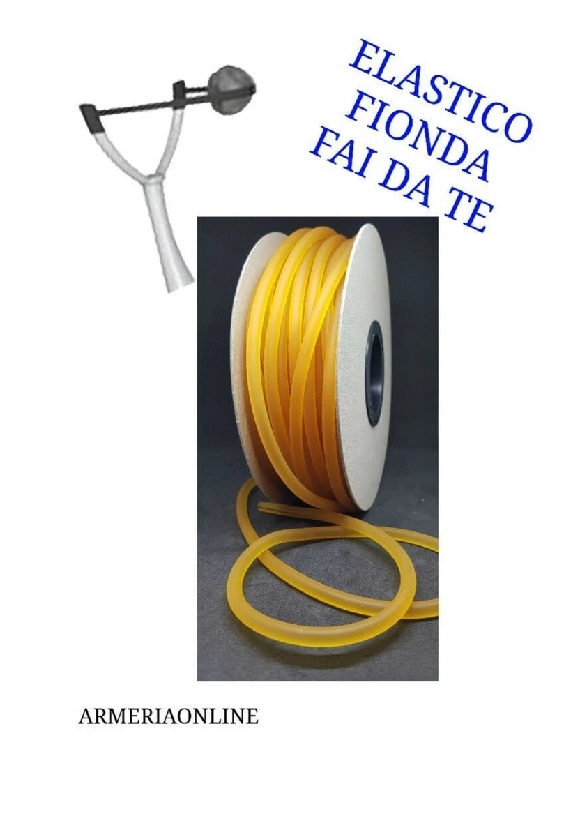 10 Pezzi Elastico per Fionda,catapulta Bande in Gomma, Potente Ricambio 25cm eBa