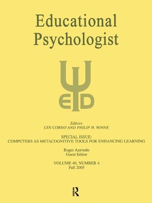 Computers as Metacognitive Tools for Enhancing Learning by Ro... - 9780805894028
