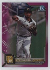 2022 Bowman Chrome Fuchsia Refractor 252/299 Ke'Bryan Hayes #49 16s2