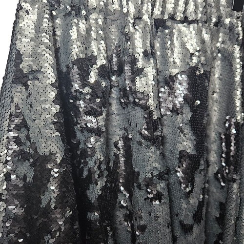 T+J Designs Silber Pailletten Minirock Gr. XS/S Disco Glam Y2K Urlaub Party - Bild 4 von 8
