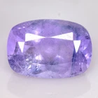 WONDERING NATURAL GEMSTONES TANZANIA LAVENDER  APATITE 1.87 CT CUSHION CUT