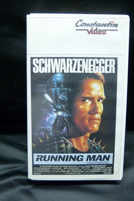 VHS Video Kassette   Running Man, Schwarzenegger