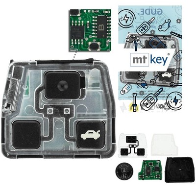 Fernbedienung 434MHZ für TOYOTA AVENSIS T22 T25 CAMRY XV20 CARINA 3 Tasten