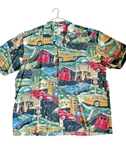 Men's button down shirt Size L